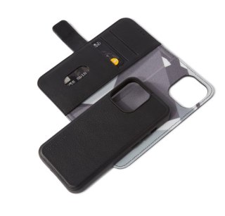 Decoded Detachable Wallet iPhone 13 Pro kompatybilna z MagSafe (czarna)