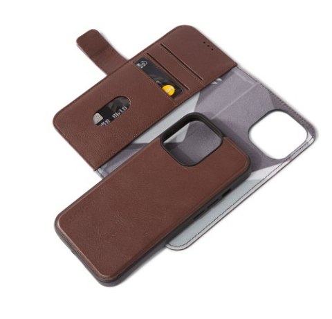 Decoded Detachable Wallet - skórzana obudowa ochronna do iPhone 13 kompatybilna z MagSafe (brązowa)