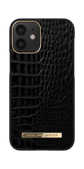 IDeal of Sweden Atelier - etui ochronne do iPhone 12 mini (Neo Noir Croco) [go]
