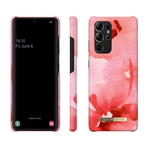 IDeal of Sweden Fashion - etui ochronne do Samsung S21 Ultra (Coral Blush Floral)