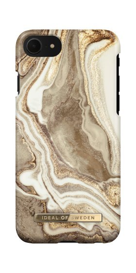 IDeal of Sweden Fashion - etui ochronne do iPhone SE 2/3G, iPhone 7/8 (Golden Sand Marble)