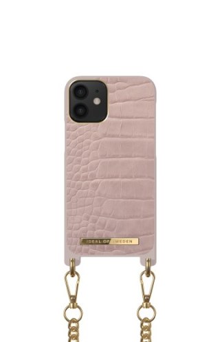 IDeal of Sweden Necklace - etui ochronne do iPhone 12 Mini (Misty Rose Croco) [go]