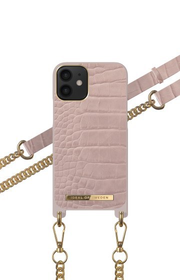 IDeal of Sweden Necklace - etui ochronne do iPhone 12 Mini (Misty Rose Croco) [go]