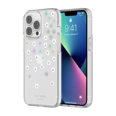 Kate Spade New York Defensive Hardshell - obudowa ochronna do iPhone 13 Pro (Scattered Flowers) [go]