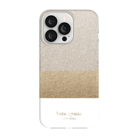 Kate Spade New York Hardshell - obudowa ochronna do iPhone 13 Pro (Glitter Block White) [go]