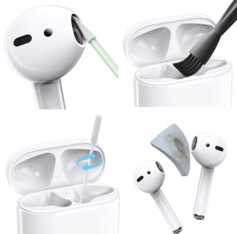KeyBudz AirCare Cleaning Kit - zestaw do czyszczenia AirPods