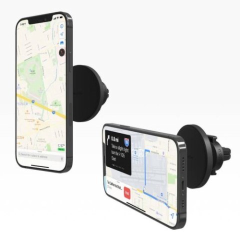 Mophie Snap Vent Mount - magnetyczny uchwyt samochodowy na kratkę nawiewu (uchwyt nie zawiera ładowarki)(black)