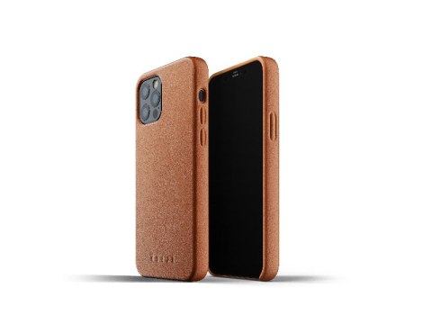 Mujjo Full Leather Case - etui skórzane do iPhone 12/12 Pro (brązowe)