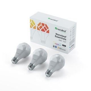 Nanoleaf Essentials Smart Bulbs - zestaw 3 żarówek A19-A60-E27 [eol]