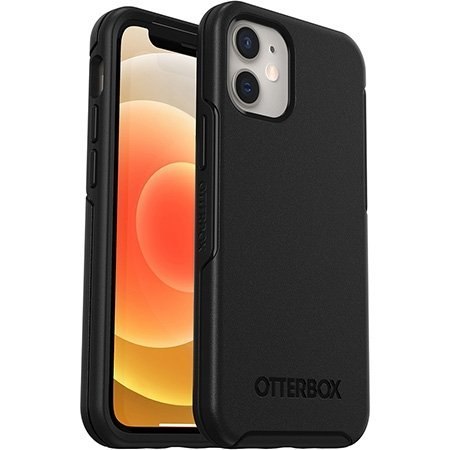 OtterBox Symmetry Plus- obudowa ochronna do iPhone 12 mini kompatybilna z MagSafe (czarna)