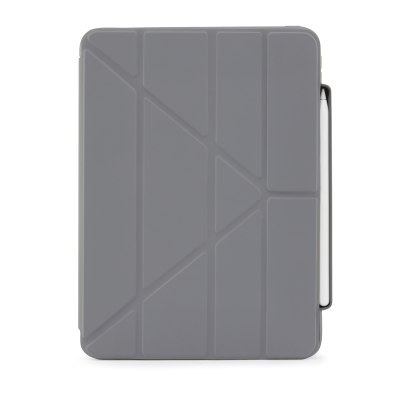Pipetto Origami No3 Pencil Case - obudowa ochronna z uchwytem do Apple Pencil do iPad Pro 11" 1/2/3G (ciemnoszara)