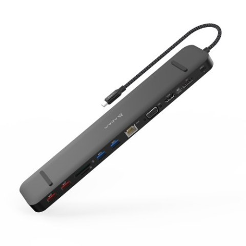 Adam Elements Casa Hub Pro Max - hub USB-C do 13 urządzeń (USB-C PD 3.0, DisplayPort4K, HDMI4K, VGA, Gigabit Ethernet, USB-A 3.1
