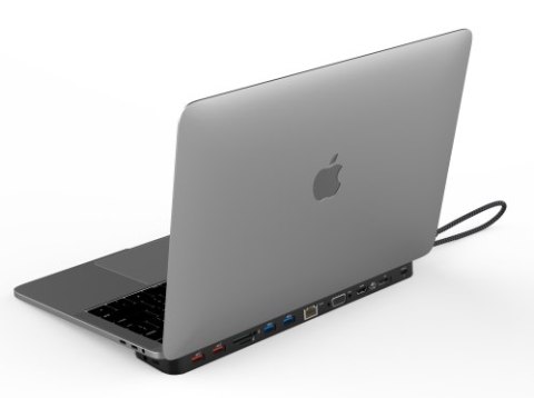 Adam Elements Casa Hub Pro Max - hub USB-C do 13 urządzeń (USB-C PD 3.0, DisplayPort4K, HDMI4K, VGA, Gigabit Ethernet, USB-A 3.1