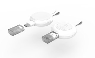Adam Elements Omnia A1 - bezprzewodowa magnetyczna ładowarka do Apple Watch USB-C (biała)