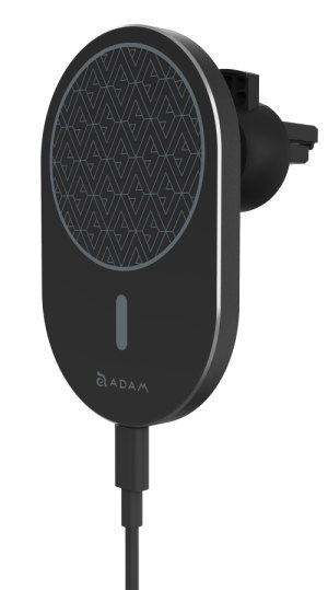 Adam Elements Omnia C2 - bezprzewodowa magnetyczna ładowarka samochodowa (czarna)