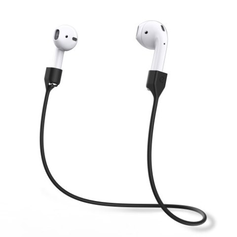 KeyBudz AirStrapz - silikonowy pasek łączący AirPods (white)