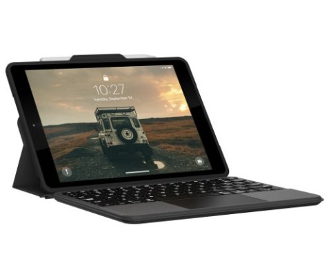 UAG Bluetooth Keyboard - obudowa ochronna z klawiaturą do iPad 10.2" 7/8/9 generacja z uchwytem do Apple Pencil oraz touchpad (b