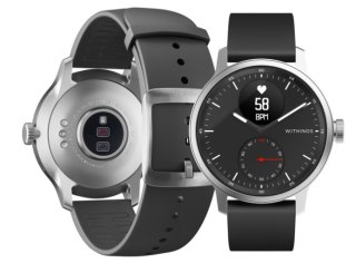 Withings Scanwatch - zegarek z funkcją EKG, pomiarem pulsu i SPO2 oraz mierzeniem aktywności fizycznej i snu (42mm, czarny)