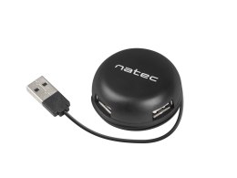 Hub USB Natec 4x USB 2.0 Bumblebee czarny