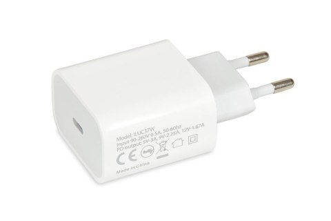 Ładowarka sieciowa iBOX C-37 USB-C PD20W, kabel USB-C do Lightning