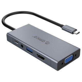 Stacja dokująca Orico MC-U501P-GY-BP USB-C - VGA, HDMI, audio, PD 60 W