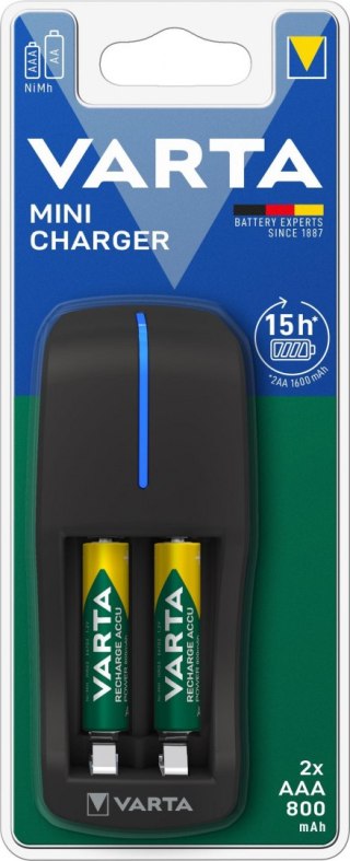 Ładowarka Varta Mini Charger + 2 akumulatorki AAA 800mAh