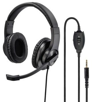 Słuchawki z mikrofonem Hama HS-P350, czarne