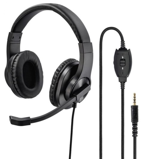 Słuchawki z mikrofonem Hama HS-P350, czarne