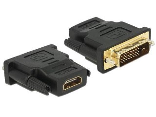 Adapter Delock DVI-D - HDMI M/F czarny