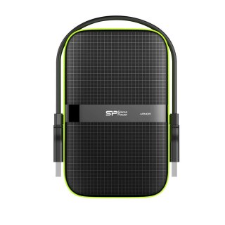 Dysk zewnętrzny Silicon Power ARMOR A60 5TB 2,5" USB 3.0 BLACK-GREEN/PANCERNY wstrząso/pyło i wodoodporny IPX4