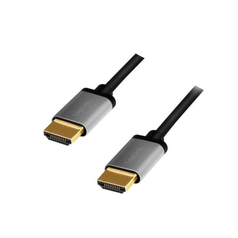 Kabel HDMI LogiLink CHA0100 4K/60 Hz, aluminium, 1m