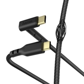 Kabel ładujący USB 2.0 Hama Data "Stand" Type-C - Type-C, 1,5M, czarny