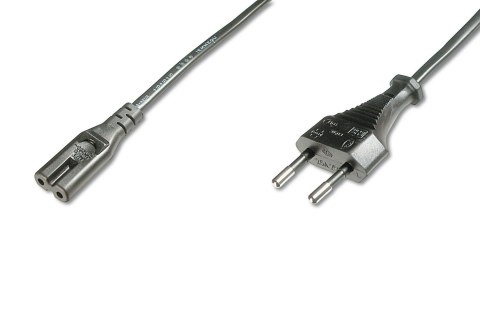 Kabel zasilający DIGITUS AK-440114-012-S Euro (CEE 7/16)/IEC C7, M/Ż 1,2m