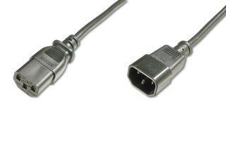 Kabel zasilający DIGITUS Typ IEC C14/IEC C13 M/Ż czarny 1.2m