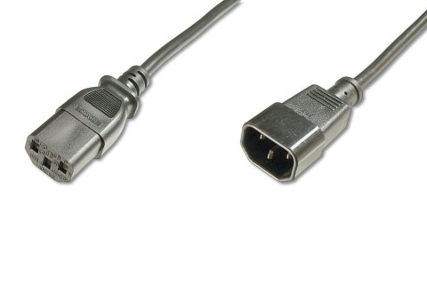 Kabel zasilający DIGITUS Typ IEC C14/IEC C13 M/Ż czarny 1.2m