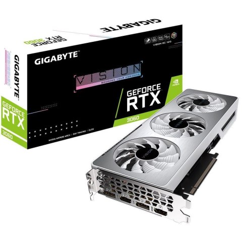 Karta VGA Gigabyte GeForce RTX 3060 VISION OC 12G (rev. 2.0) 12GB GDDR6 192bit 2xHDMI 2xDP PCIe4.0