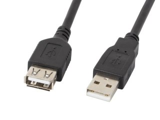 Przedłużacz USB 2.0 Lanberg AM-AF 1,8m czarny