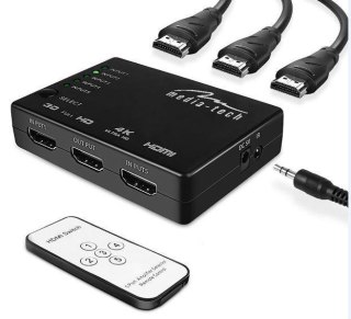 Switch HDMI Media-Tech 5xHDMI Switch 4K MT5207