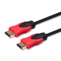 Kabel HDMI v2.0 Savio CL-141 10m, OFC, 4K, czarny, złote końcówki