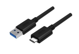 Kabel USB Unitek Y-C474BK USB 3.1 Typ-C - USB 3.1 Typ A, ład.-synch. telefony z USB Typ-C