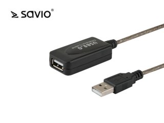 Przedłużacz aktywny USB Savio CL-130 10m