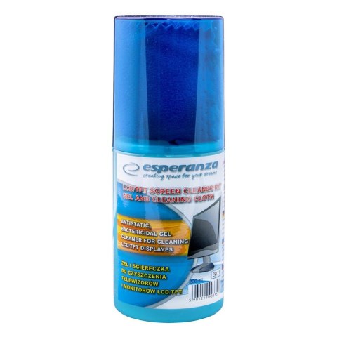 Żel do czyszczenia LCD/TFT Esperanza ES121 z mikrofibrą Żel do czyszczenia LCD/TFT Esperanza ES121 z mikrofibrą