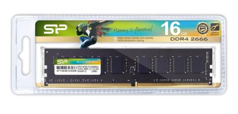 Pamięć DDR4 Silicon Power 16GB (1x16GB) 2666MHz CL19 1,2V Black