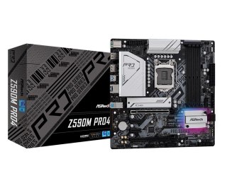 Płyta ASRock Z590M Pro4 /Z590/DDR4/SATA3/M.2/USB3.1/PCIe4.0/s.1200/mATX