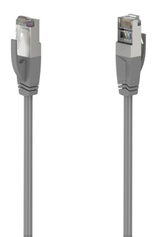 Kabel sieciowy Hama CAT5e F/UTP 1 Gbit/s 3m szary
