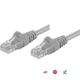 PatchCord 100% miedź Intellinet Cat.5e UTP, 1m, szary