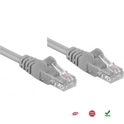 PatchCord 100% miedź Intellinet Cat.5e UTP, 5m, szary