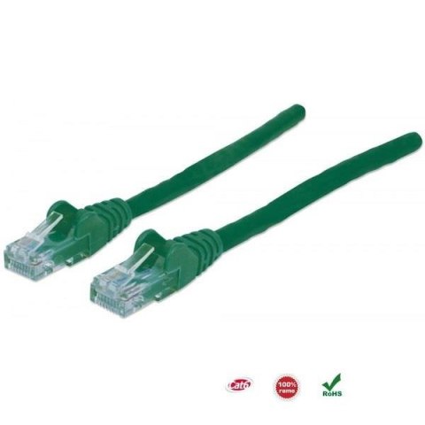 PatchCord 100% miedź Intellinet Cat.6 UTP, 2m, zielony PatchCord 100% miedź Intellinet Cat.6 UTP, 2m, zielony