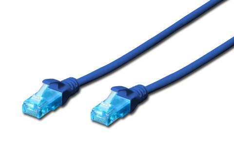 Patchcord DIGITUS UTP kat. 5e 1m PVC niebieski