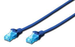 Patchcord DIGITUS UTP kat. 5e 25m PVC niebieski